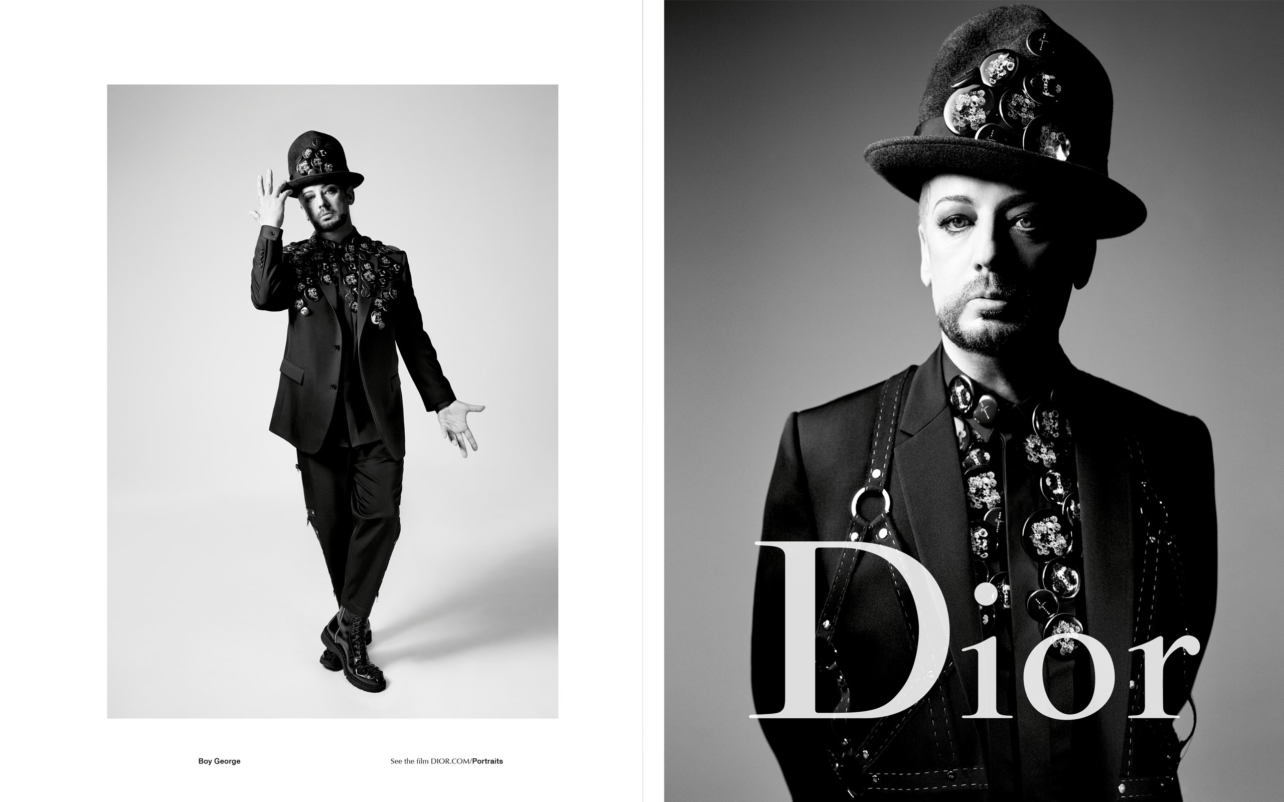 DIOR HOMME (ディオール オム) サマーキャンペーンに Boy George (ボーイ・ジョージ) が登場、オフィシャルインスタも