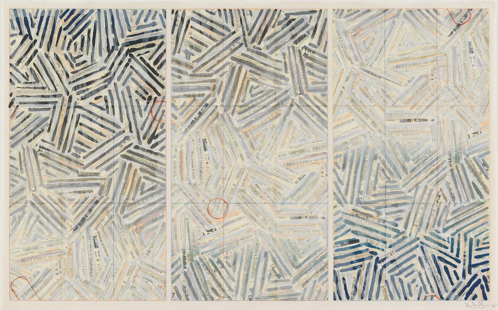 ジャスパー・ジョーンズ Usuyuki 1981 Edition of 85 ©︎Jasper Johns