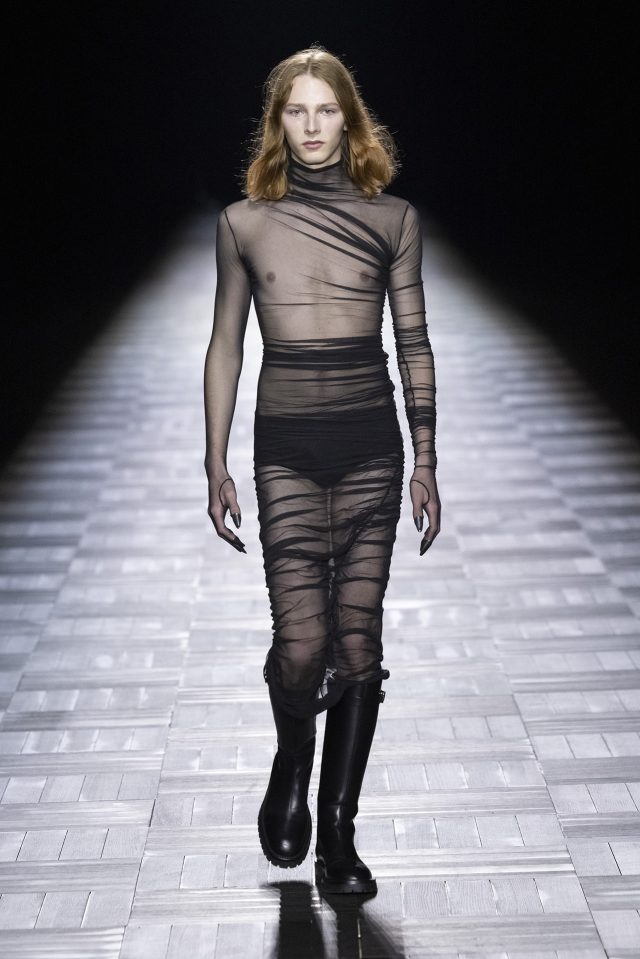 Ann Demeulemeester fashion show, Fall Winter 2023, Paris Fashion Week.

Photo by Valerio Mezzanotti