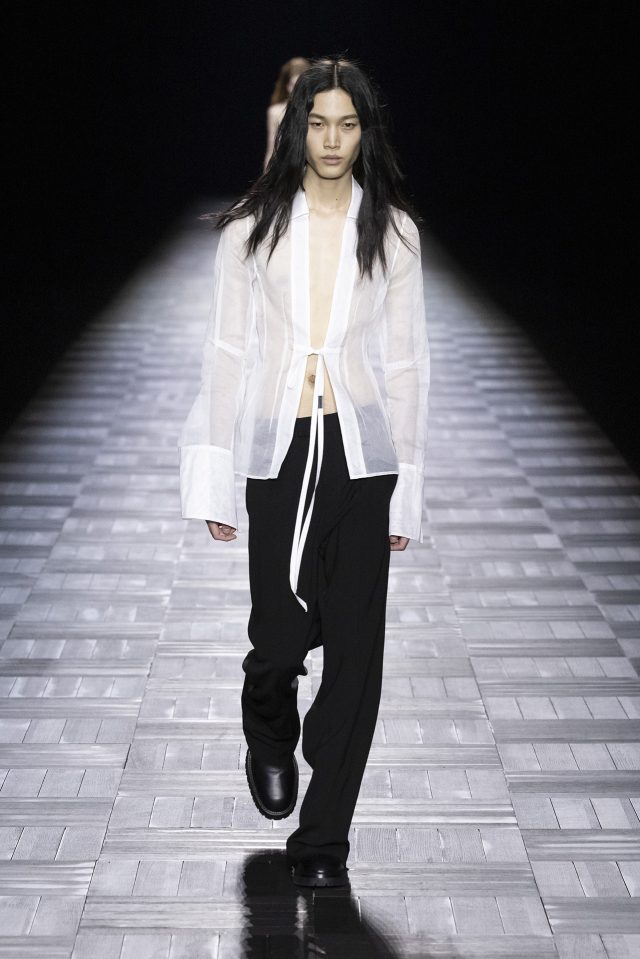 Ann Demeulemeester fashion show, Fall Winter 2023, Paris Fashion Week.

Photo by Valerio Mezzanotti