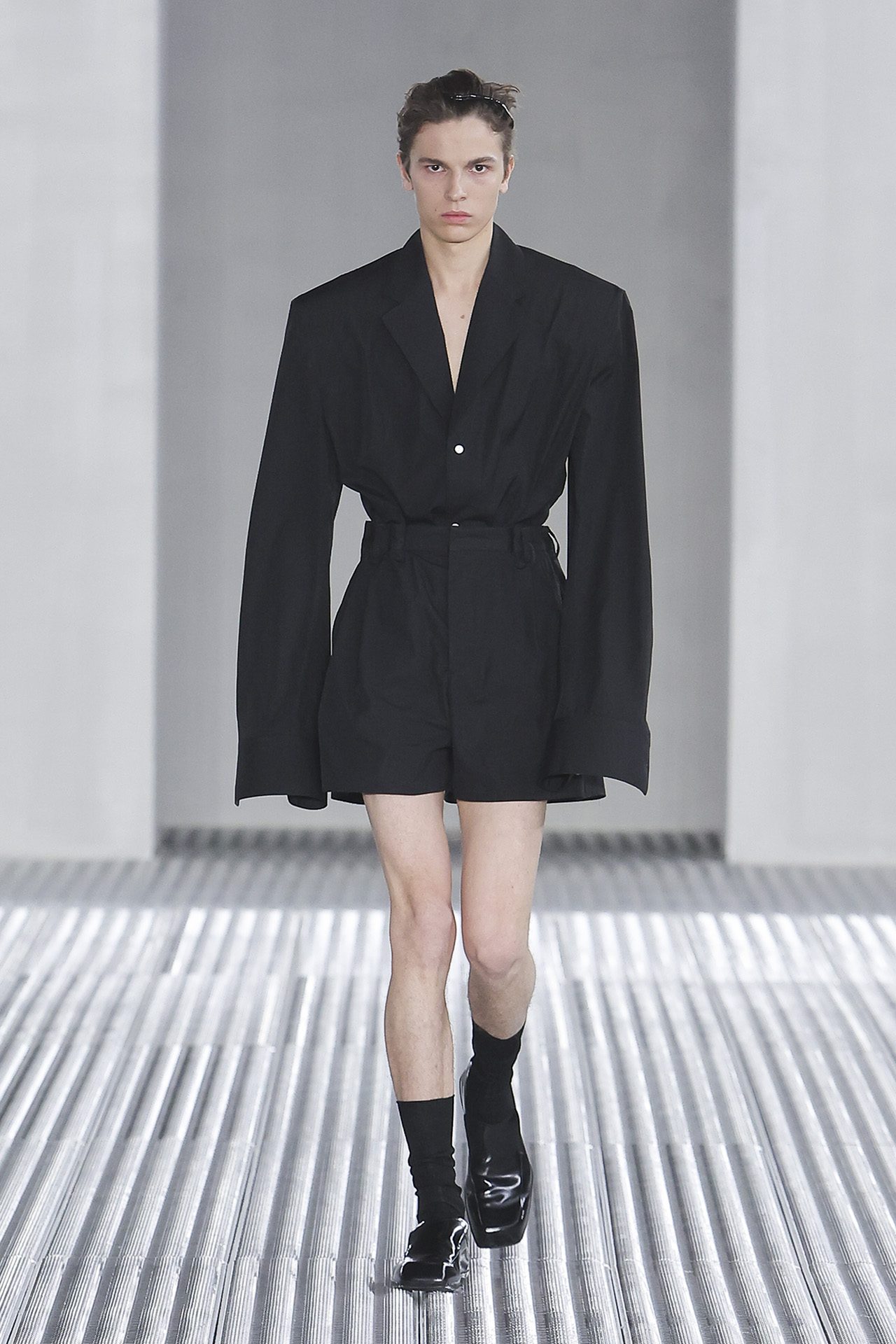 PRADA 2023SS プラダ ラフシモンズ ウール モヘア スラックス 44
