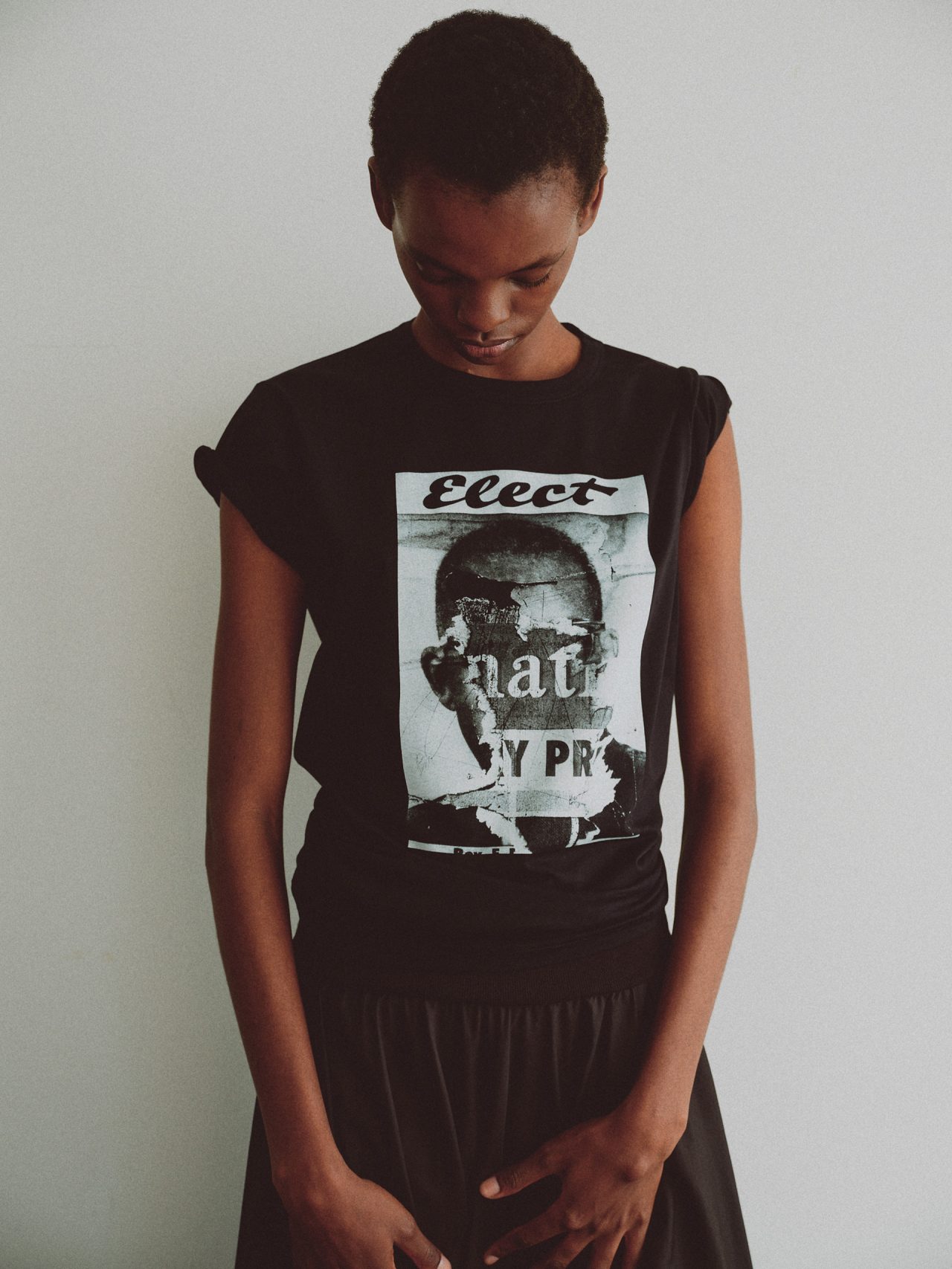 アニエスベー　フューチュラ　アーティストtシャツagnes b　futura復刻 復刻アニエスベー agnes b FUTURAアーティストTシャツ M白