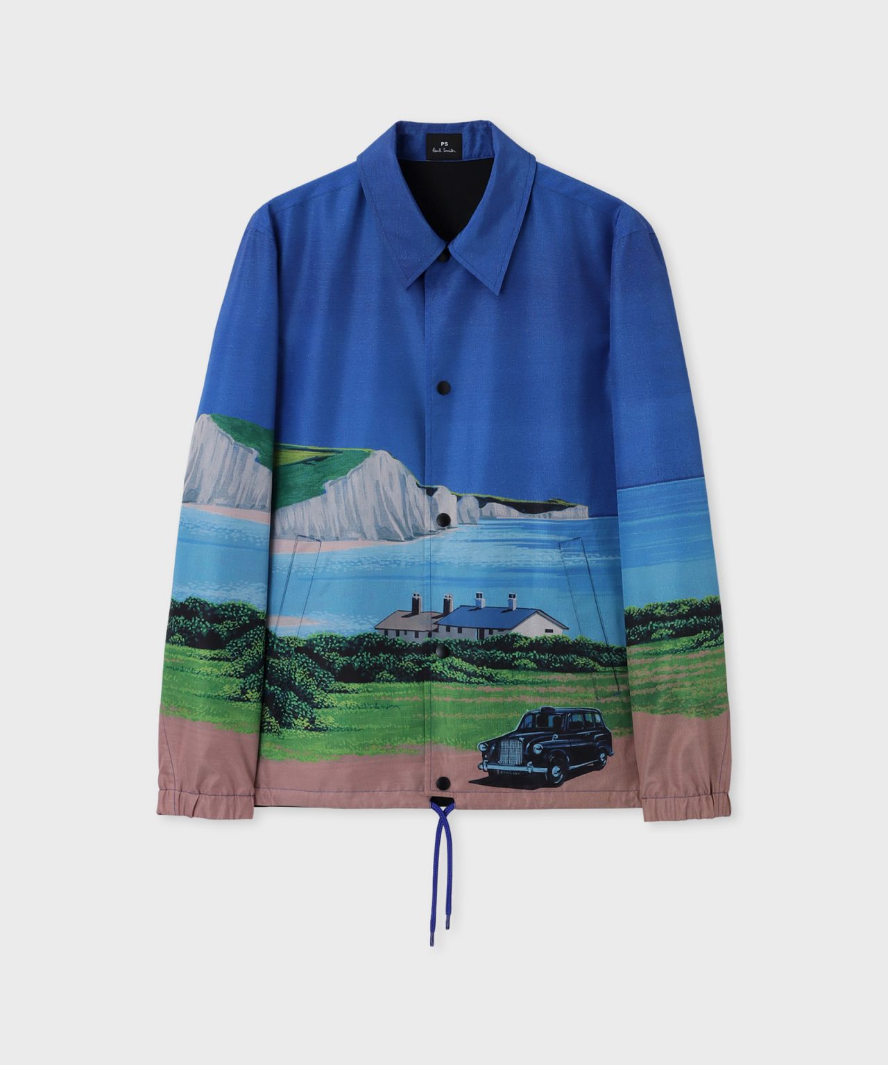【新品未使用】PS Paul Smith 永井博 コラボレーションTシャツ 阪急メンズ】「ポール・スミス」永井博とのコラボレーション第