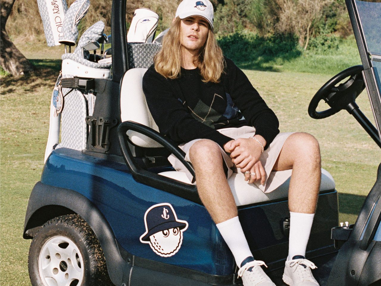 【話題のコラボ！】Jimmy Choo×Malbon ダイアモンド ゴルフ /F Jimmy Choo / Malbon Collaboration | Golf Trainers