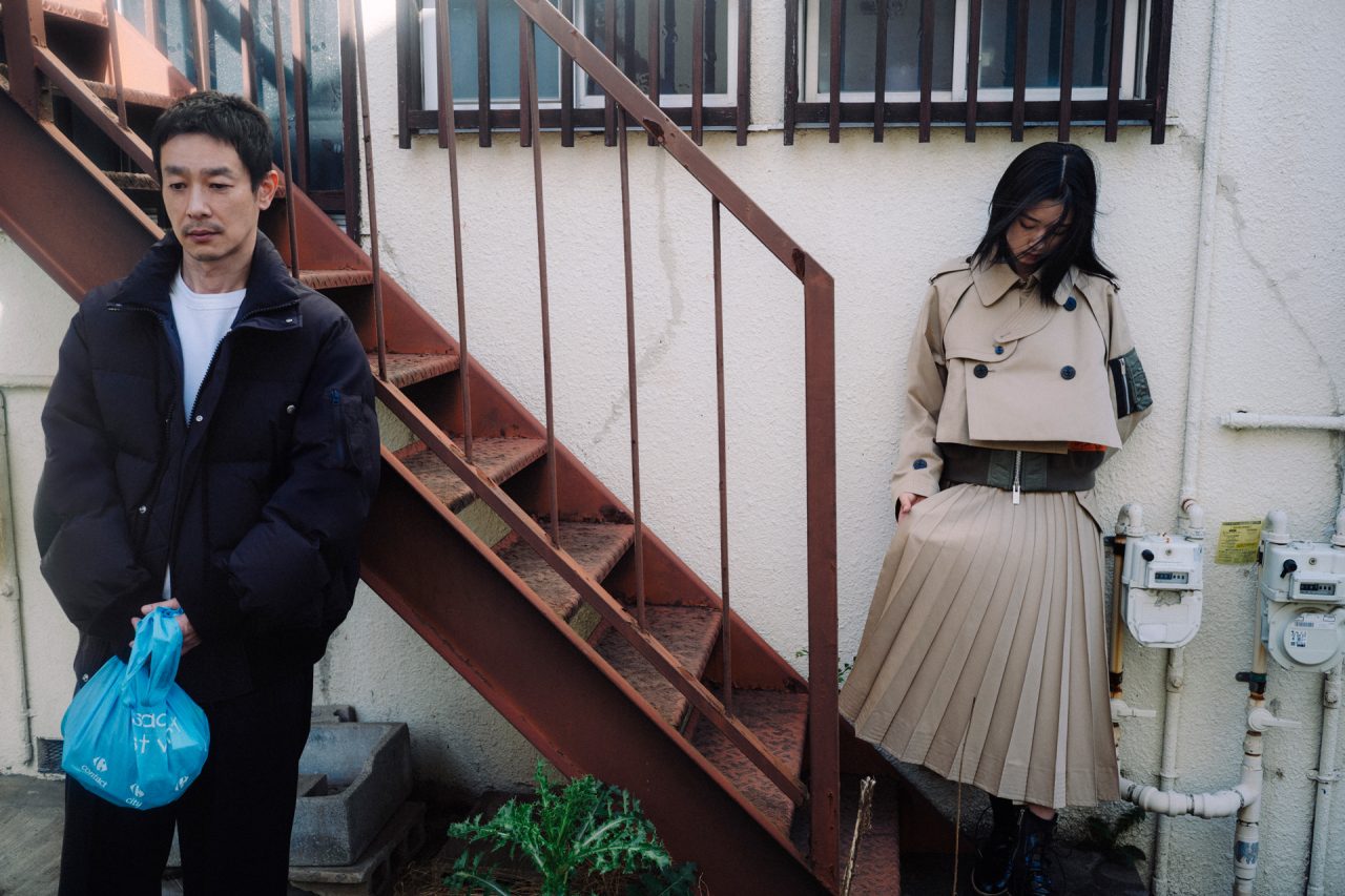 加瀬亮、河合優実が着るサカイ。移ろう季節とふたりの午後〈後編〉