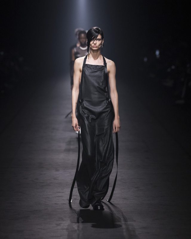 Model on the catwalk at the Ann Demeulemeester fashion show in Paris, Spring Summer 2024 Ready To Wear Fashion Week,

Photo by Valerio Mezzanotti