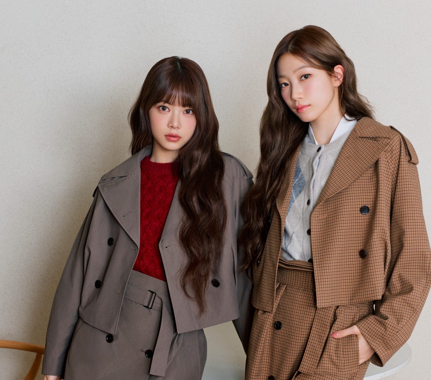 LE SSERAFIM KAZUHA と HONG EUNCHAE が纏う、GU × rokh vol.1