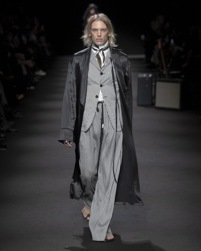 Model on the catwalk at the Ann Demeulemeester fashion show in Paris, Spring Summer 2026 Ready To Wear Fashion Week

Photo by Valerio Mezzanotti / NOWFASHION