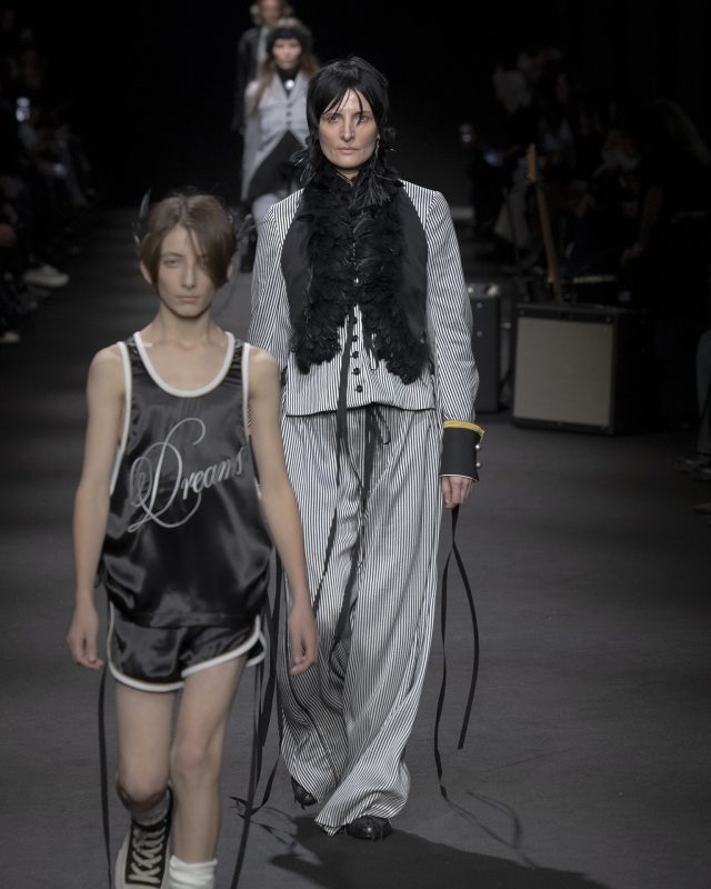 Model on the catwalk at the Ann Demeulemeester fashion show in Paris, Spring Summer 2026 Ready To Wear Fashion Week

Photo by Valerio Mezzanotti / NOWFASHION