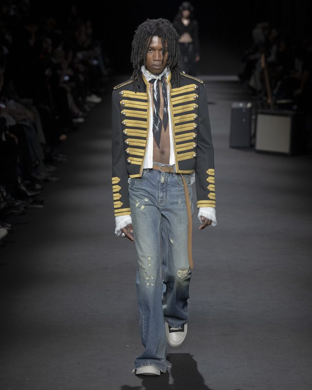 Model on the catwalk at the Ann Demeulemeester fashion show in Paris, Spring Summer 2026 Ready To Wear Fashion Week

Photo by Valerio Mezzanotti / NOWFASHION