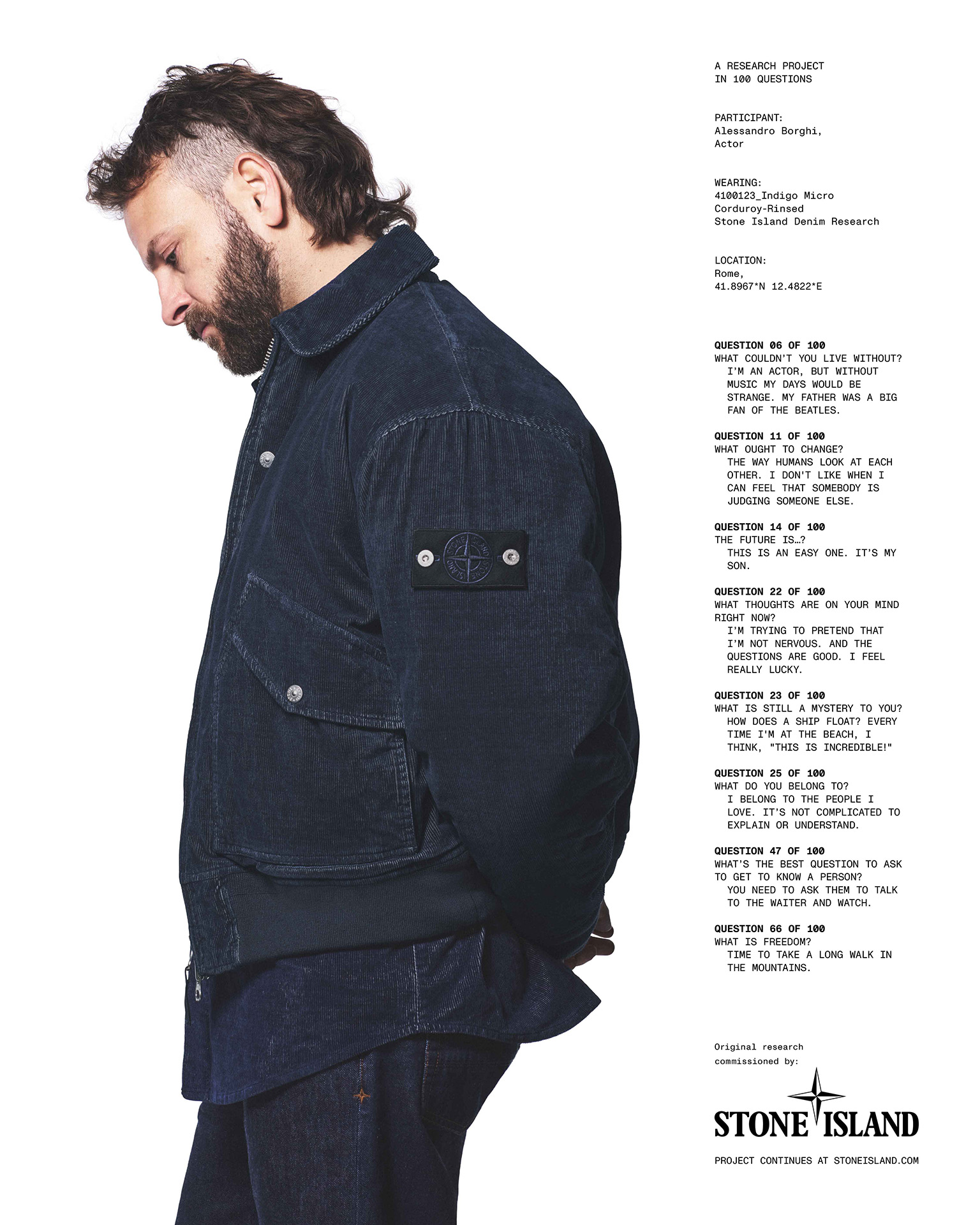 ※ VISION STONE (ストーンアイランド)デニム ストーンアイランド＞が「デニム」にフォーカスしたポップアップストア