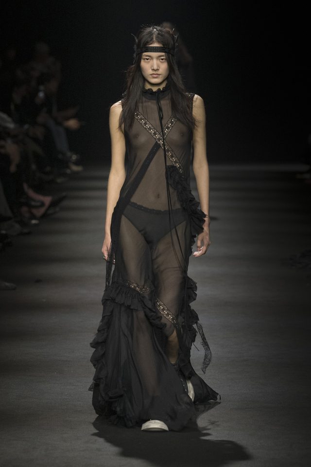 Ann Dememulemeester fashion show in Paris, Fall Winter 2026 Ready To Wear Fashion WeekPhoto by Valerio Mezzanotti